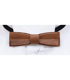 Stretto in Etimoe, bow tie in wood - MELISSAMBRE