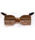 Bow tie in wood, Tulip in Mozambique wood - MELISSAMBRE