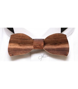 Bow tie in wood, Butterfly in Etimoe - MELISSAMBRE
