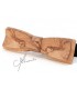 Bow tie in wood, Stretto in Ash-Olive tree burl