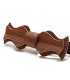 Bow tie in wood, Retro in smoked Larch - MELISSAMBRE