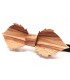 Bow tie in wood, Leaf in Dogwood