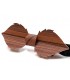 Bow tie in wood, Leaf in Rosewood