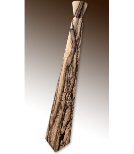 Cravate en bois, Ebène blanc du Laos - MELISSAMBRE
