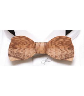 Bow tie in wood, Butterfly in Ash-olive tree - MELISSAMBRE