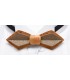 Wooden bow tie in Amboyna burl and tinted Maple - MELISSAMBRE