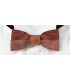 Bow tie in wood, Mellissimo in dappled Bubinga - MELISSAMBRE