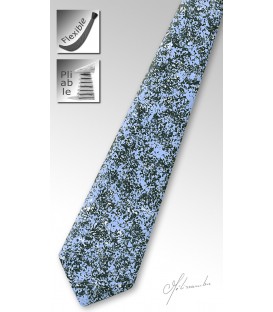 Cravate bois teinté corail