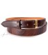 Belt in Wood & leather, Rosewood, solid brass 30 - MELISSAMBRE