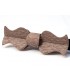 Bow tie in wood, Retro in hazelnut Louro-Faïa