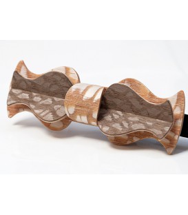 Bow tie in wood, Retro in Louro-faïa - MELISSAMBRE