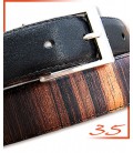 The belts in Wood and Leather - Sportswear