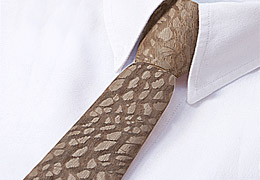 Cravate en bois- Louro-Faïa