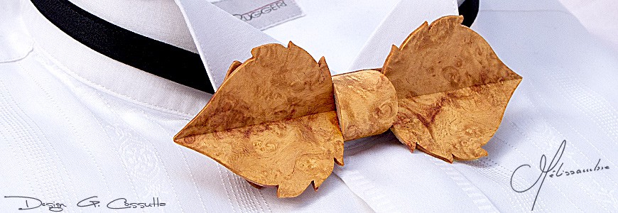 Bow ties in wood 1- MELISSAMBRE