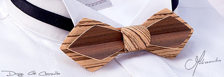 Bow Tie in Wood - The Nib - MELISSAMBRE