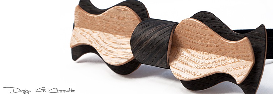 Bow Tie in Wood - The Retro - MELISSAMBRE