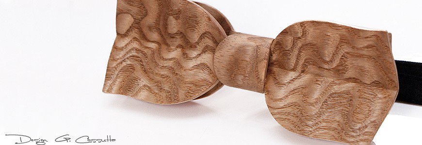 Bow Tie in Wood - The Tulip - MELISSAMBRE